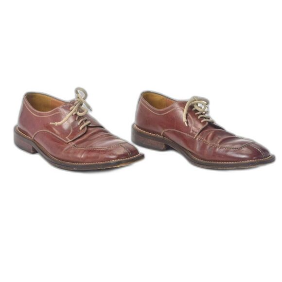 Caporicco Men\'s Brown Leather Oxford Made in Italy Size 10.5 main image 7